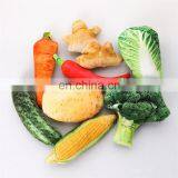Cute Stuffed Dog Squeaky Toys Plush Vegetables Meat Chew Dog Toys thumbnail-4
