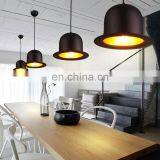 Modern Decorative Tall Hat Shape Indoor Light Fixture Aluminum Pendant Lamp thumbnail-3