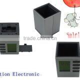 Cheap Pen Holder With Digital Alarm Promotion Clock thumbnail-3
