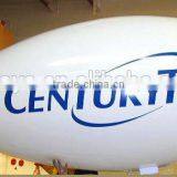White Helium Inflatable Airship Flying thumbnail-1