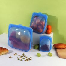 Bundle 3-Pack Stand-up Reusable Silicone Food Grade Storage Bags