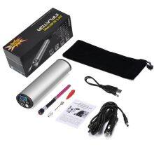 YI JING OEM USB Charging Li-ion Battery 150PSI Digital Tire Inflator Cordless Mini Small Portable Air Compressor Pump thumbnail-5