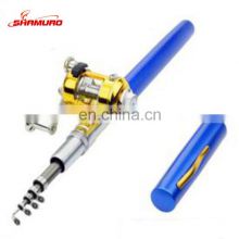 Wholesale Fishing Tackle Fiberglass Pen Rod for Fish Pole and Reel Combos the Casting Ice Fishing Rod For Winter
