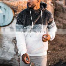 2021 Christmas Spring Amazon Men's European and American Three-color Print Hooded Custom Fashion Casual Sweater Men thumbnail-3