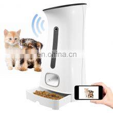 7.5L Cat Food Dispensers With 720P HD Wifi Camera Voice Recorder Automatic Cat Feeder Cat Food Dispensers