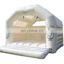 Inflatable White Inflatable Bouncing Jumping Bouncy Castle For Wedding