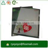 Transparent Glossy Polypropylene Plastic a4 Size L Shape Clear Folder Supplier's Choice