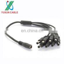 5.5x2.1mm 8 Channel Splitter 12 V DC Power Cable For Security Cctv System