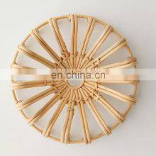 Unique Eco-friendly Rattan Fruit Bowl Basket Best Price For Item Decoration, Wicker Fruit Tray Wholesale Handwoven thumbnail-3