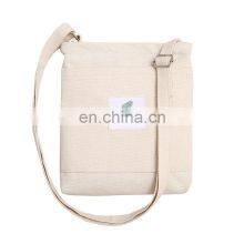 Custom Bolsa Para Mujer Sling Side Cross Bag 2022 Wholesale Promotion Canvas Crossbody Tote Messenger Bag thumbnail-1
