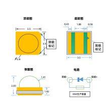 Ceramic Based Holder High Power UVB UVA UVC IR Leds Leds 365nm 260nm 310nm 880nm 1080nm for Ink Curing Sterilization Horticulture Medical Therapy thumbnail-3
