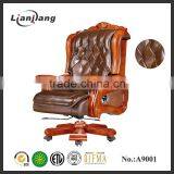 China Classical Leather Office Reclining Seat thumbnail-1