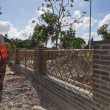 Modular Imitation Bamboo Fence System for Poolside Applications thumbnail-1