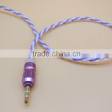Free sample 3.5mm stereo mini audio cable for mobilephone