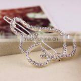 Rhinestone Side Clamp Clip, Thumb Finger Clip ,hair Clips thumbnail-2