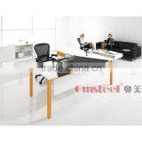 Hot Selling Leather Surface Table Top Manager Table thumbnail-3