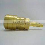 Brass NITTO Air Quick Connector W/Hose Barb
