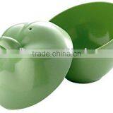 Personalized Apple Shaped Plastic Bowl thumbnail-1