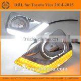 Hot Selling Car Specific LED Daytime Running Light for Toyota Vios Super Bright Vios DRL for Toyota Vios 2014 2015