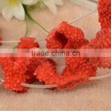 Wholesale Dyed in Red Coral Natural Material Coral Gemstone for Jewellery Making thumbnail-2