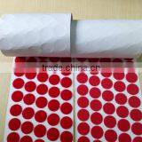 Red Circle Good Adhesion Sticky Hook & Loop Dots