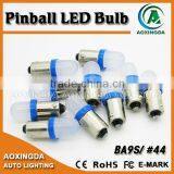 AC/DC 6.3V Pinball LED Bulb #44 #47 BA9S