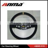 ANMA High Quality Car Steering Wheel , Suede Car Steering Wheel thumbnail-1