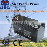 UPS and solar system usage maintenance free type battery 12V 100AH sealed lead acid battery