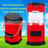 2015 New Prodcut Solar Camping Light With Power Bank Function