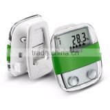 Health Gift body fat index Pedometer with Clock