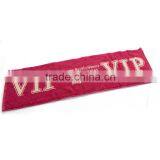 China Supply 25x100cm 100 Cotton High Quality Jacquard Logo Sport Towel thumbnail-4