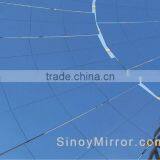 CSP Solar Mirror Made of Low Iron Ultra Clear Silver Mirror With High Rflectivity Rate China Supplier