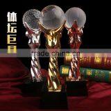 2016 Elegant Crystal Golf Award and Metal Pillar Crystal Golf Award