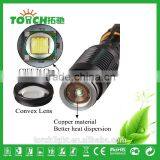 High Power Flashlight XML T6 Zoomable 5 Modes With SOS Flahslight Glare Flashlight for Outdoor Camping Use 2*18650 Battery Lamp thumbnail-4