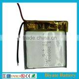 OEM Welcome 303030 Portable Lipo Battery 3.7v 250mah Rechargeable Cell thumbnail-1