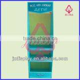 Good Stability Corrugated Board Floor Stand Paper Promotional Display thumbnail-1