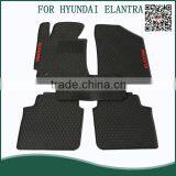 Full Set Position Branded Logo Latex Car Floor Mats For HYUNDAI ELANTRA
