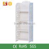 HOME-GJ Living Room Decorated White Corner Bookcase thumbnail-4