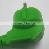 Russian 16A 250V Angled Type Green GOST-R Molded Plug