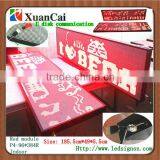 U Disk Communication Indoor Animationed P4-96*384R LED Display Screen Manufacturer