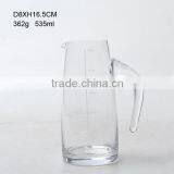 WHOLE SALE Cheap Transparent Glass Wine Decanter With Handle for Centerpiece and Supermarket thumbnail-3