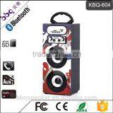 BBQ KBQ-604 10W 1200mAh Dual 3 Inch Creative Karaoke Portable Speaker Mp3 Player Supplier's Choice thumbnail-1
