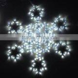 NEW Design CHRISTMAS TREES Pendant Decorative Clear Acrylic Snowflake With LED Light For Christmas Decor thumbnail-4