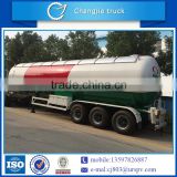 Quality 100% guaranteed customized for export 58.5m3 tri-axle lpg bulk tank trailer