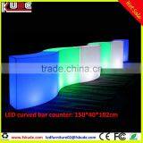 Led Light up Curves Bar Counter With LED RGB Light Changing thumbnail-2