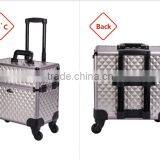Professional Makeup Trolley Luggage Lighted Cases With Compartments thumbnail-3