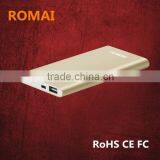 ROMAI 2015 credit card power bank 5000mAh / credit card size power bank