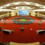 Machine Woven Technics China Red Banquet Hall Carpet High Quality Wall to Wall