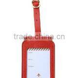 Custom Personal Bulk PU Leather Luggage Tag PVC Fashion Baggage Tag thumbnail-3