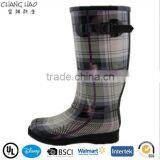 (CH.W085) Wellies With High Heel Shoes Women Winter Boots